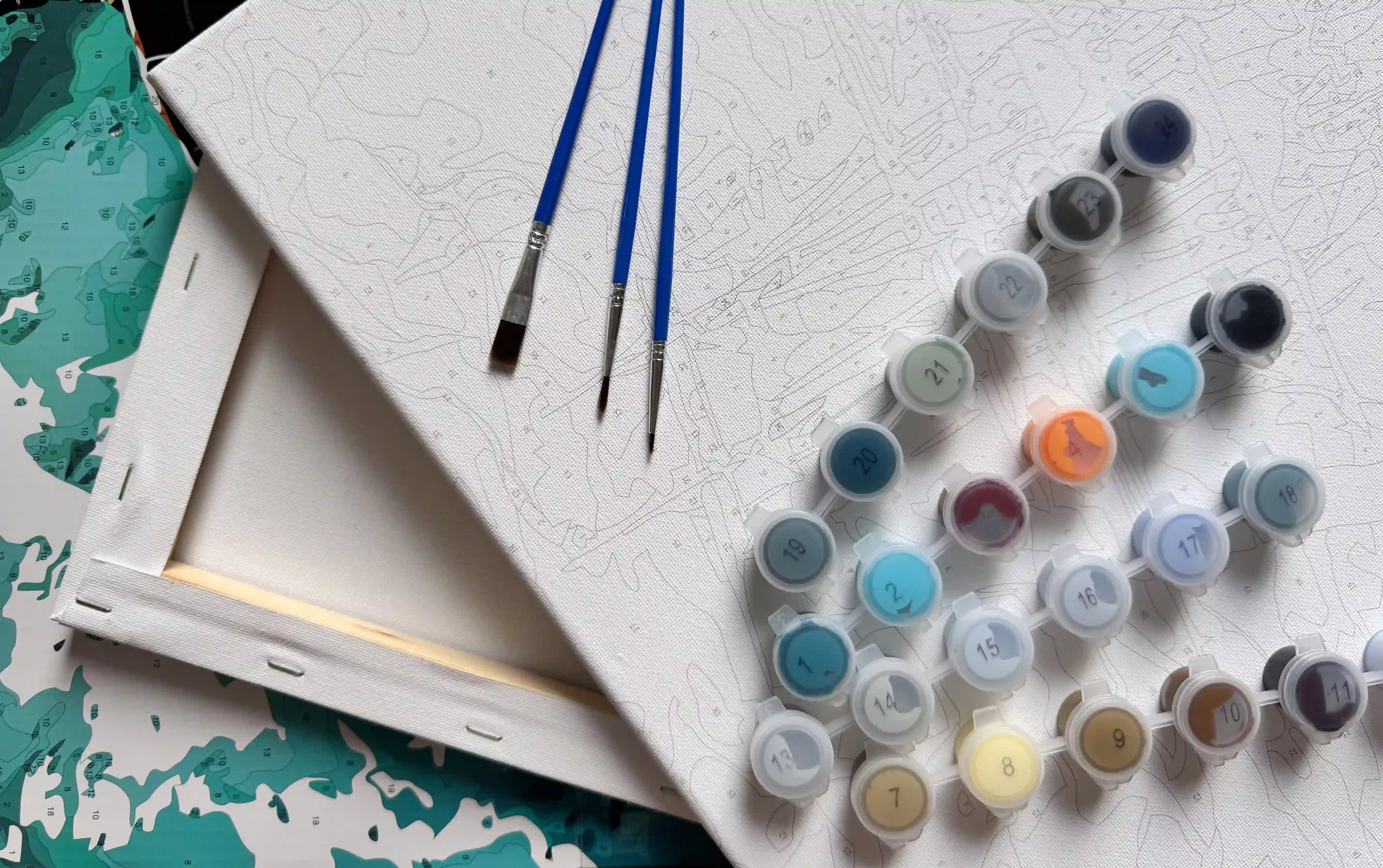 collection peinture par numéro