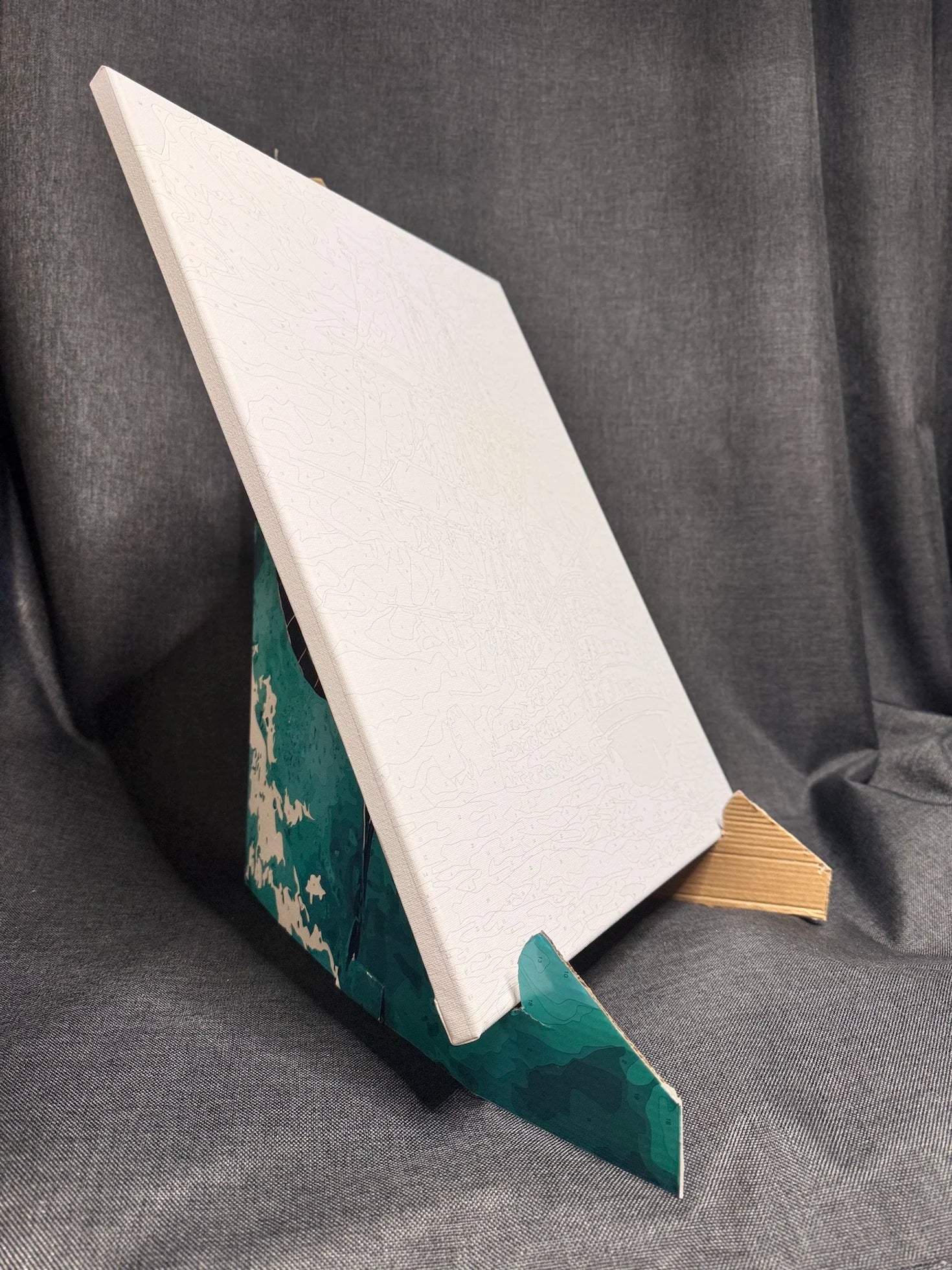 Peinture par numero chevalet carton toile