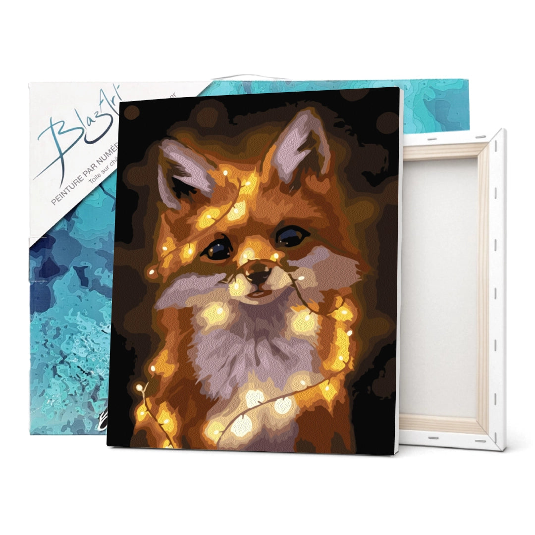 Peinture par numéro Renard scintillant