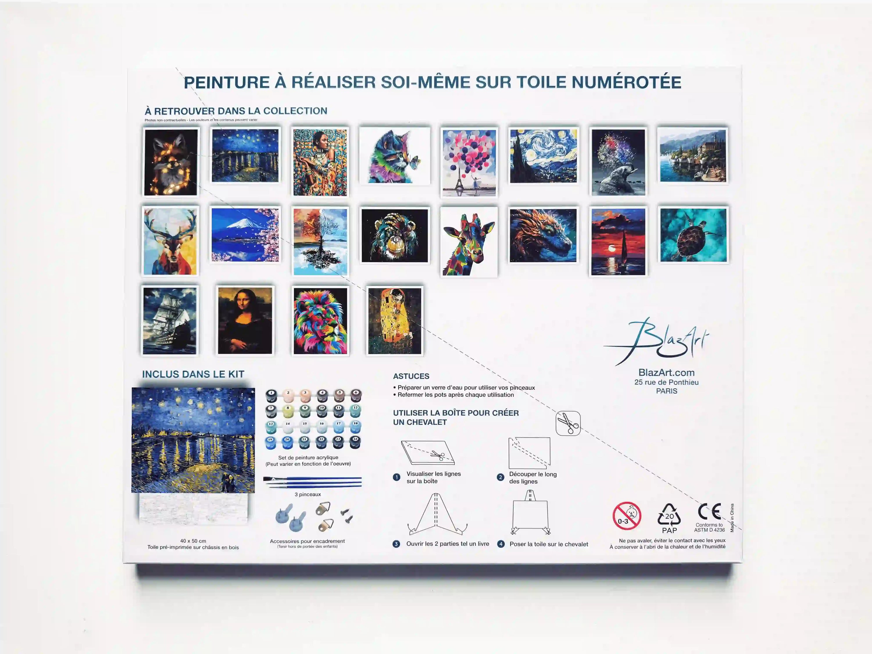 arriere packaging van gogh nuit etoilee rhone