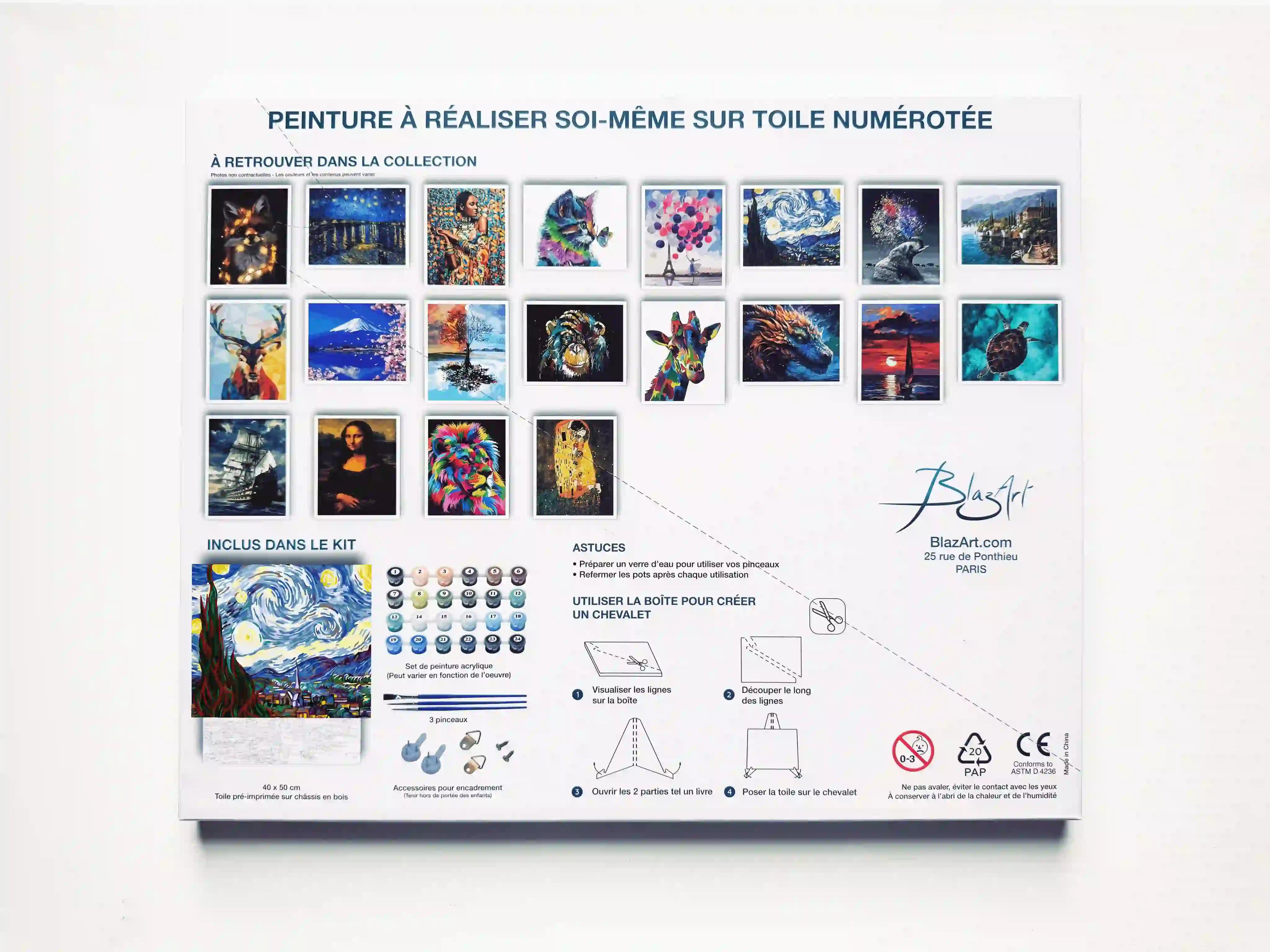 arriere packaging van gogh nuit etoilee