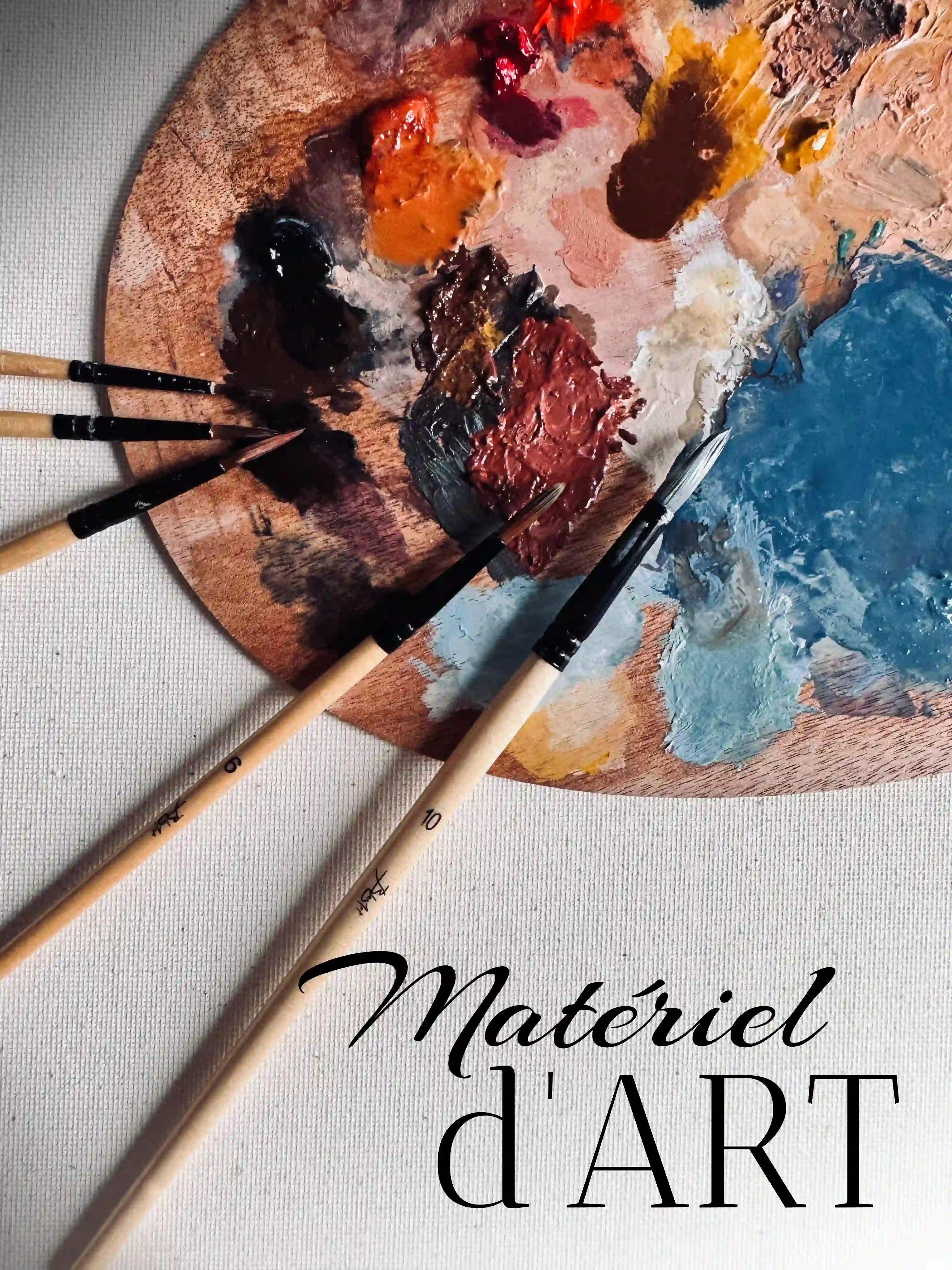 collection matériel d'art accueil