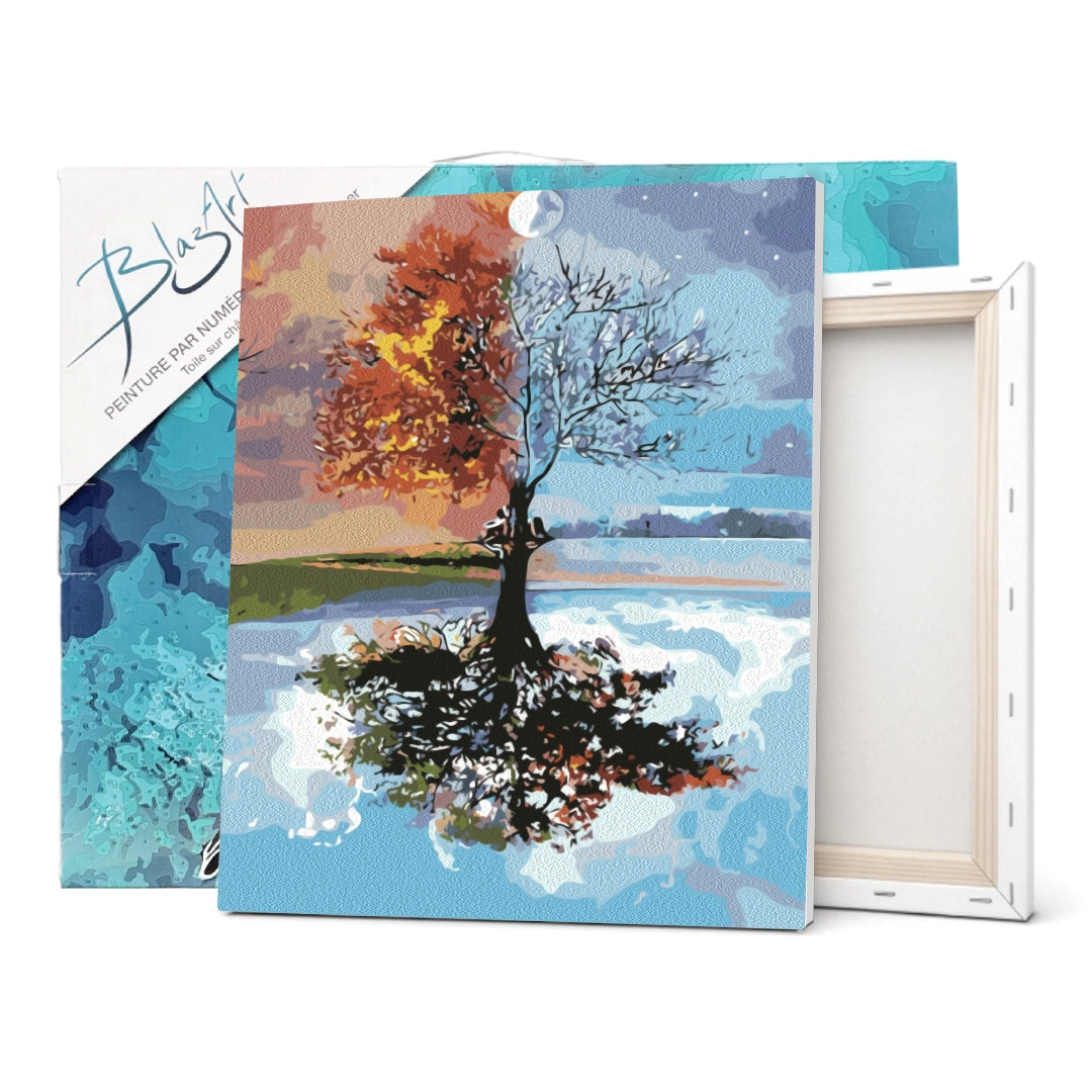 Peinture par numéro Arbre 4 saisons