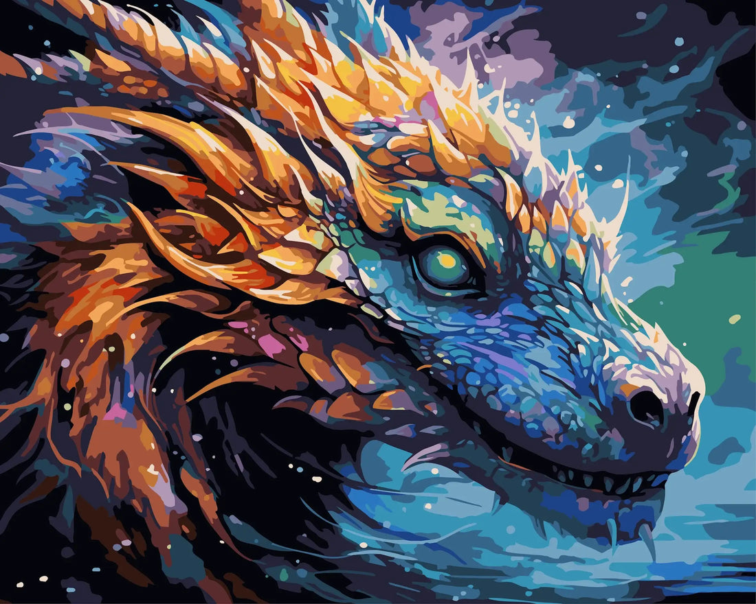 Peinture par numéro Dragon légendaire