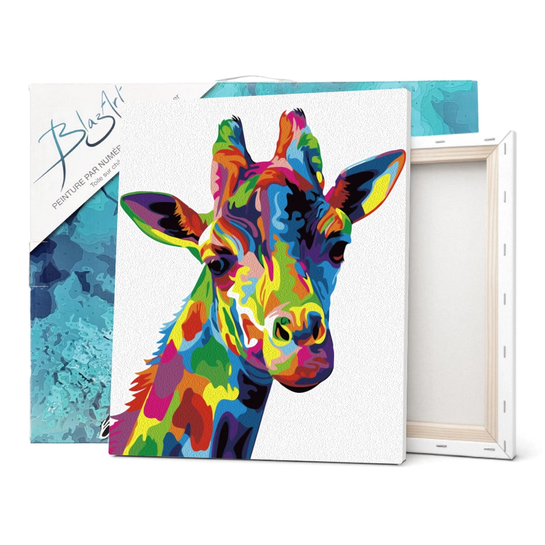 Peinture par numéro Girafe pop art