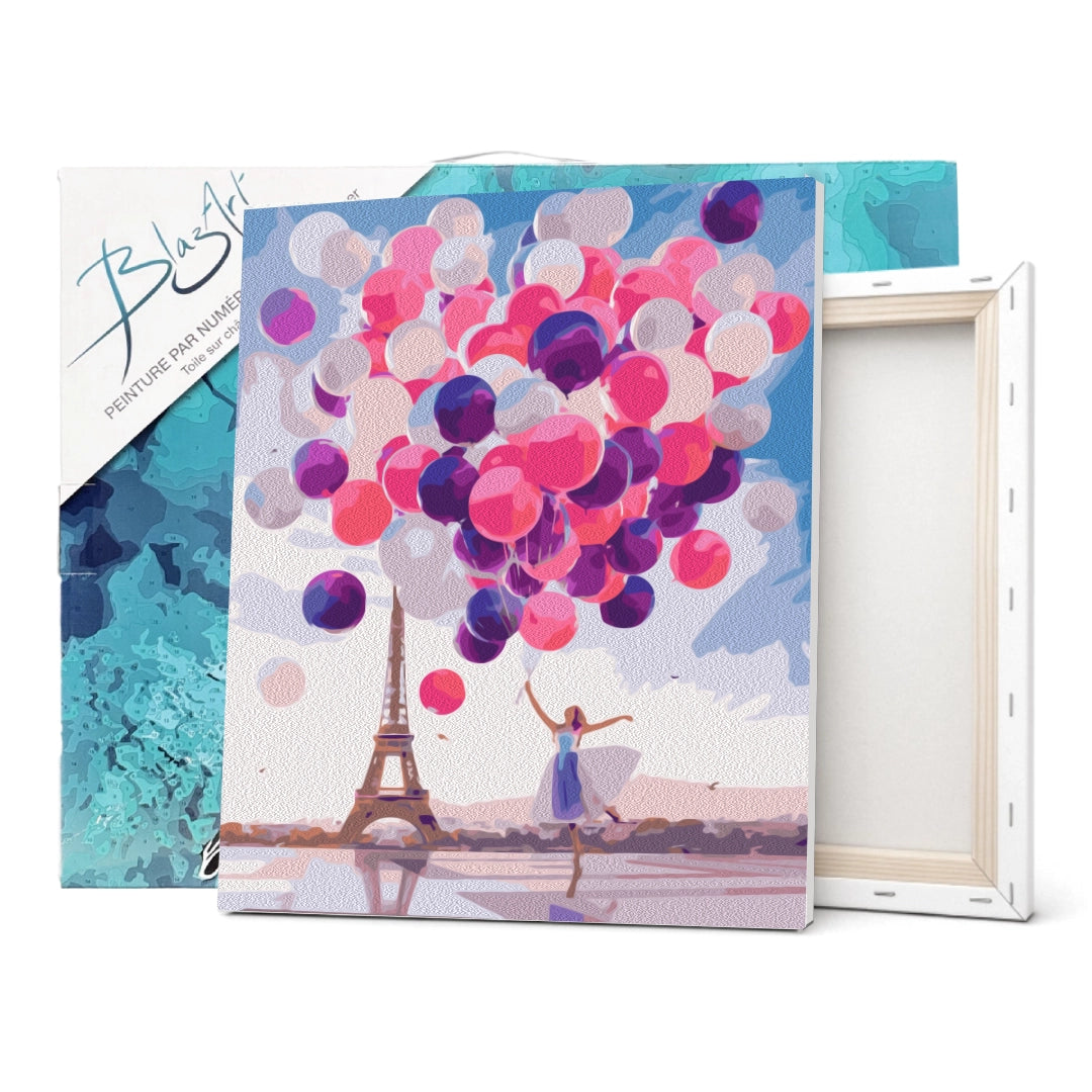 Peinture par numéro Paris Tour Eiffel enchantée