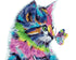 Peinture par numéro Chat rencontre Papillon