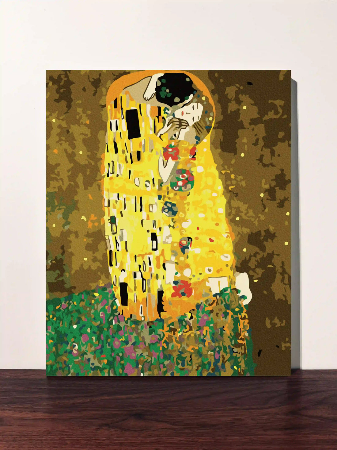 peinture par numero toile tendue gustav klimt le baiser