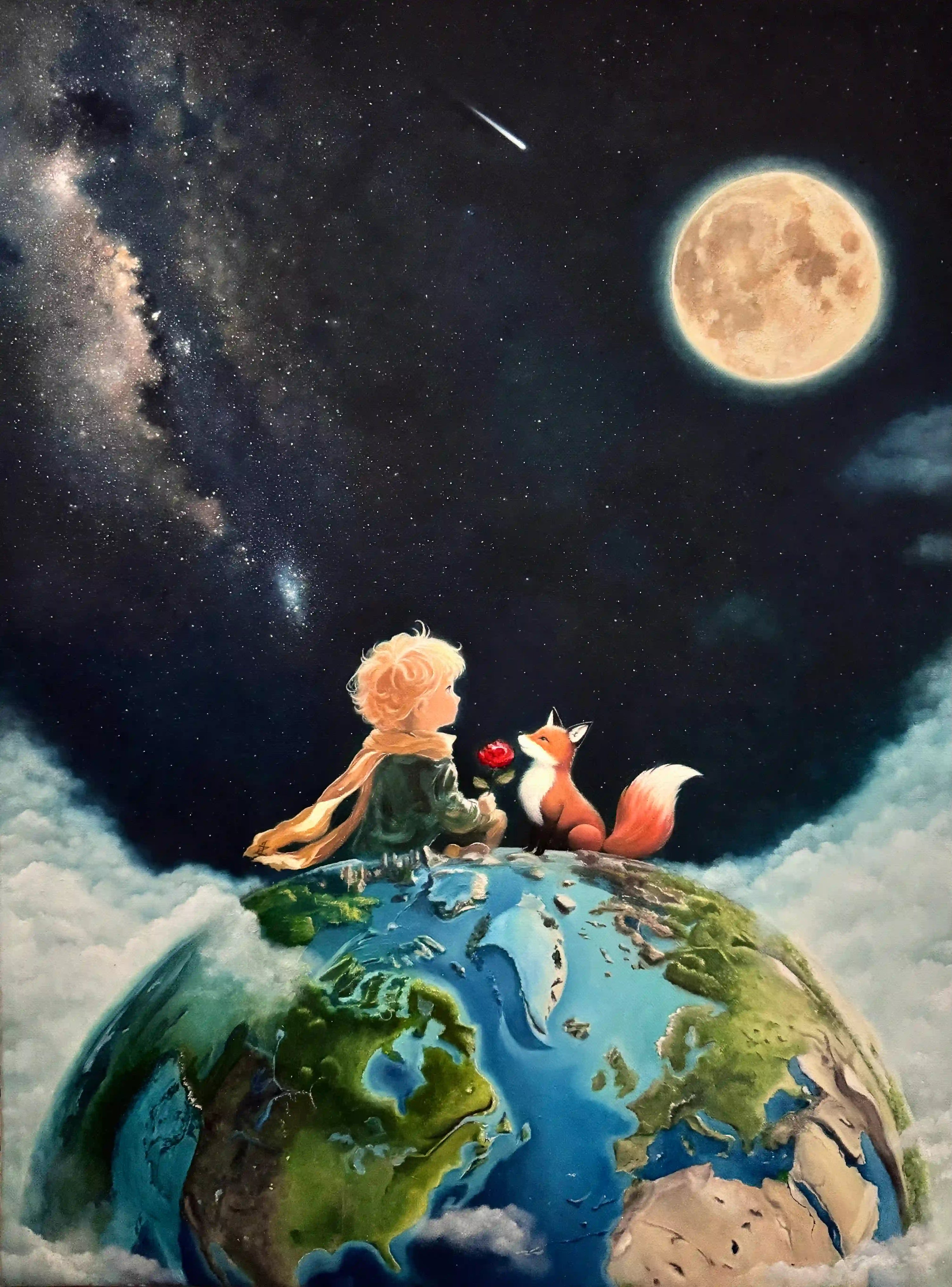 Petit prince sous les étoiles
