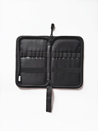 trousse rangement pinceaux ouvert